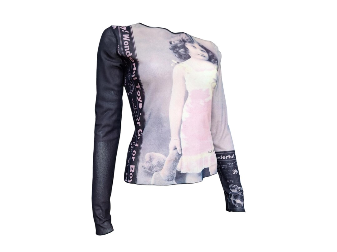 Cop Copine 'teddy' Y2K Mesh Top in Size 3/M-L - Etsy