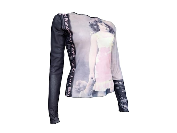 Cop Copine 'teddy' Y2K Mesh Top in Size 3/M-L - Etsy