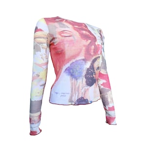 Cop Copine &#39;Pin Up&#39; Y2k Mesh Top in Size 2/M