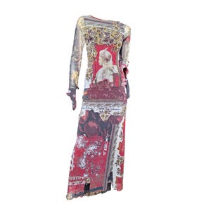 Save The Queen &#39;Tsarina&#39; Long Vintage Mesh Dress in Size M-L