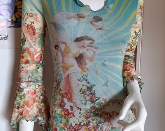 Jean Paul GAULTIER 1990s Cherub Mesh Dress in Size M - Etsy