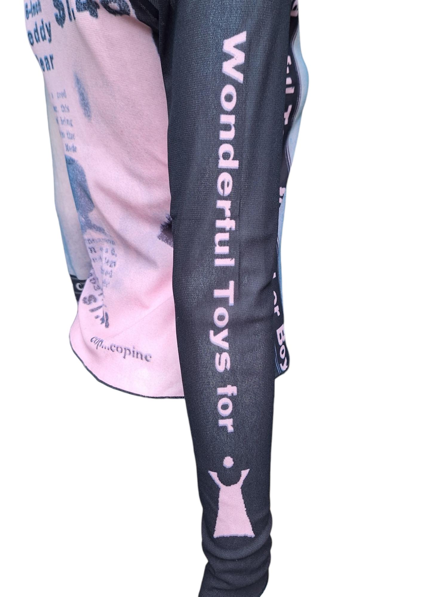 Cop Copine 'teddy' Y2K Mesh Top in Size 3/M-L - Etsy
