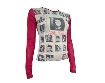 cop. copine アートプリント 長袖トップス cop. copine アートプリント 長袖トップス cop. copine アート