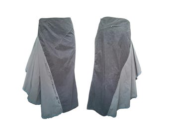 COP COPINE Cotton Skirt, Y2K Archive Cargo Skirt, 90s French