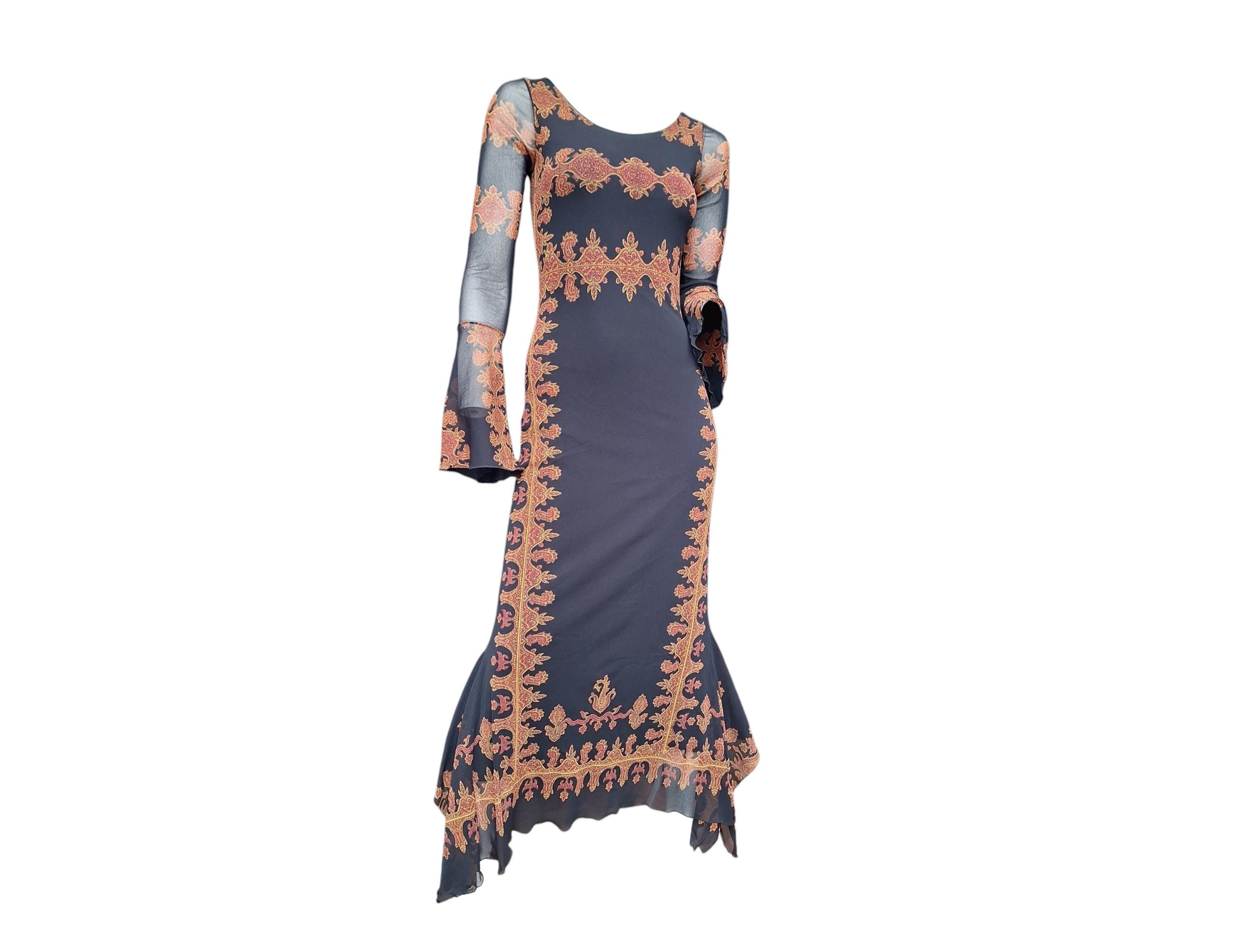Robe D'été Legatte - Taille 44 - Multicolore Fluide Sans Manches - Style Fantaisie