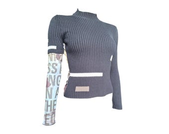 Cop Copine 'Just' Y2K Vintage Sweater Top in Size 1/S