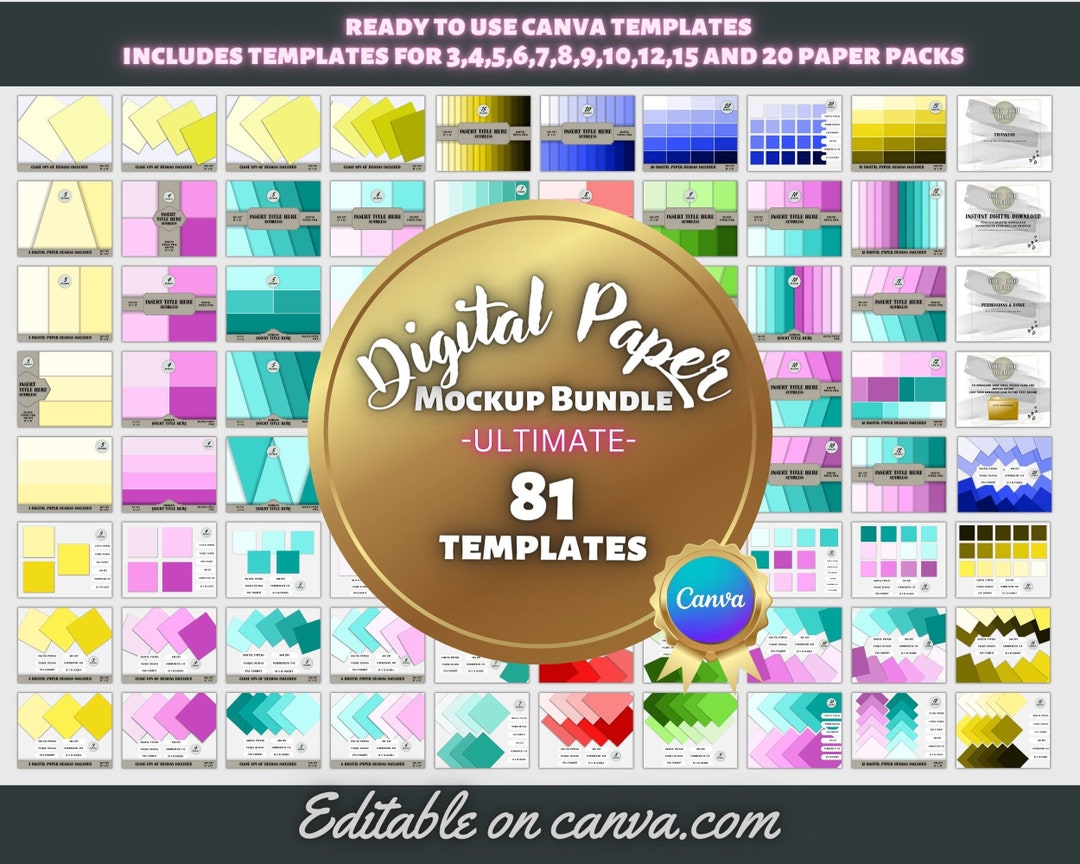 ULTIMATE Best Digital Paper Mockup Templates for Papers in a Variety of