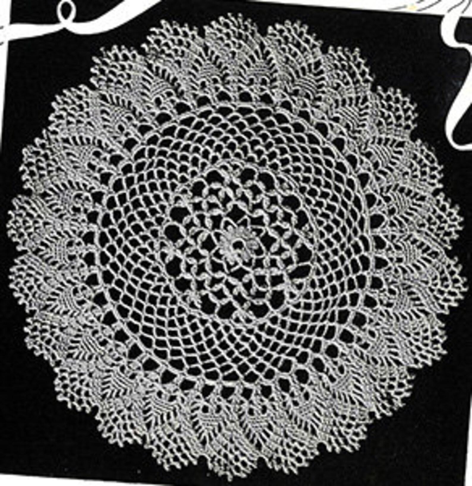Instant Download Vintage Doily Crochet Pattern, PDF Crochet Pattern ...