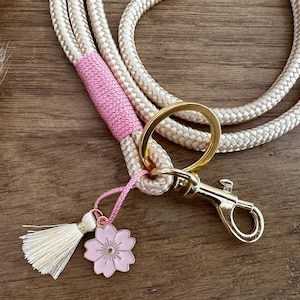 SB-vani-paro-2-2 | Schlüsselband aus Tau | Lanyard | Schlüsselanhänger mit Karabiner und Schlüsselring | Kartenband | Ausweisband