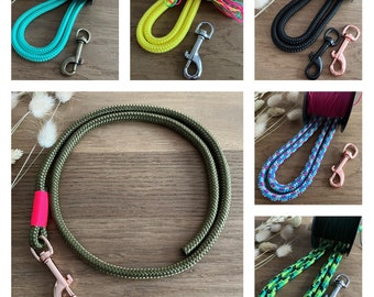 House leash | Rope rope without hand strap | Short guide 1 m | Dog leash made of rope | different colors | Possible in desired color!