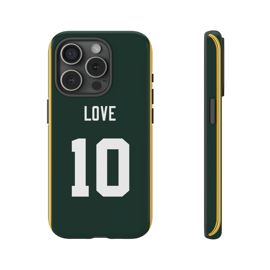 Packers Jordan Love Inspired Case Jersey All Versions of iPhone 8/XS/XR