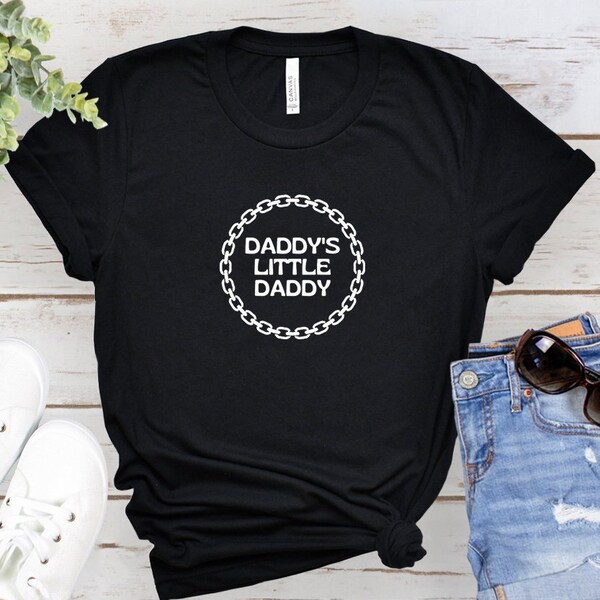 Daddy's Little Daddy T-Shirt, Daddy Father Gift, Happy Daddy's Day Presents Shirt, Funny Dad Tshirt, Father's Day Shirt, Dad Birthday Gift