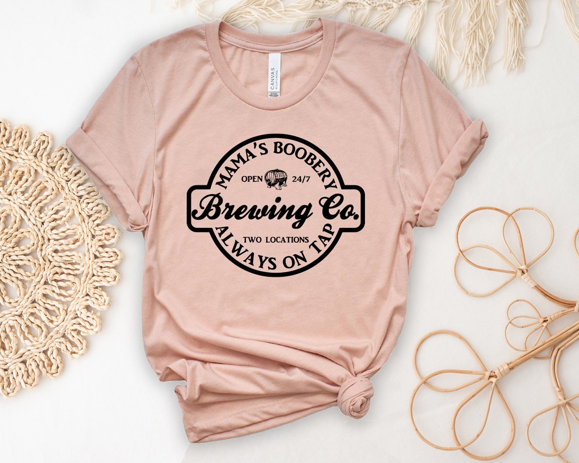 Funny Breastfeeding Mom Tshirt Mama's Boobery Shirt Etsy