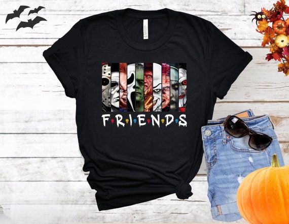 Friends Halloween Shirt Spooky Season Tshirt Horror Movie
