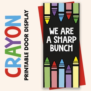 We Are A Sharp Bunch Classroom Door Decor || Back To School Door Decor || Welcome Door Sign for Class Door || Back To School Door Decoration