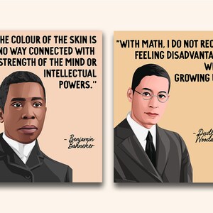Black Mathematicians Printable Posters | 10 Inspiration Black Math ...