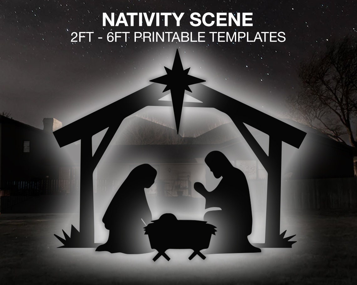 23+ Wood Nativity Pattern Outdoor