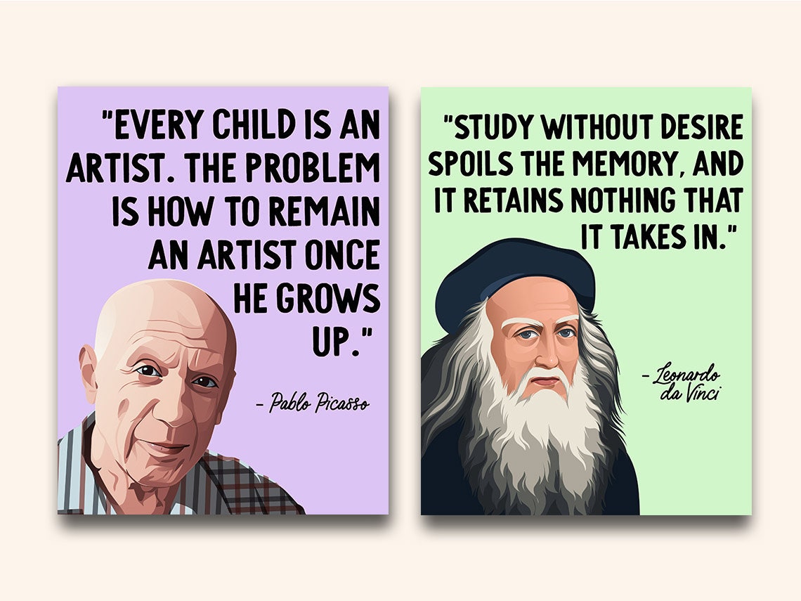 Famous Dyslexic People Printable Posters 10 Inspiration - Etsy UK