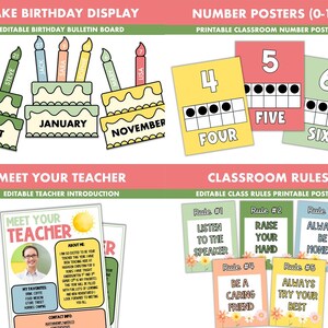 Farm Classroom Decor Bundle || Editable Classroom Printable Display ...
