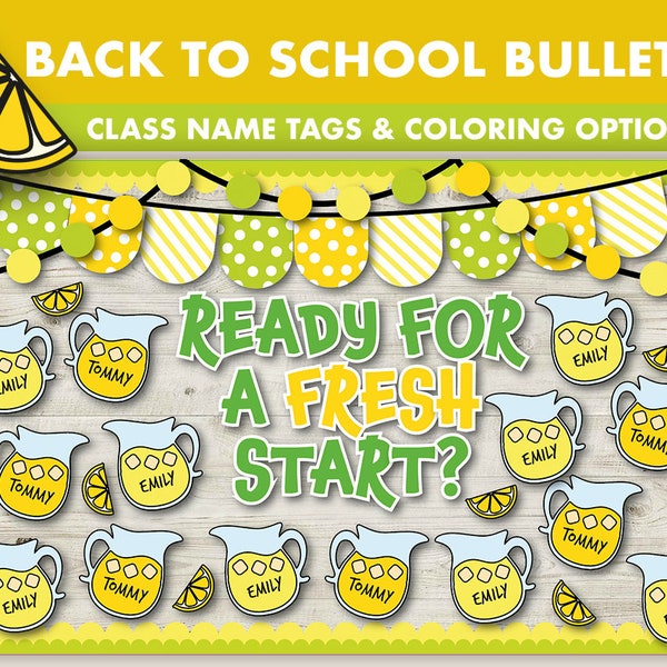 Welcome Back to School Bulletin Board - Etsy