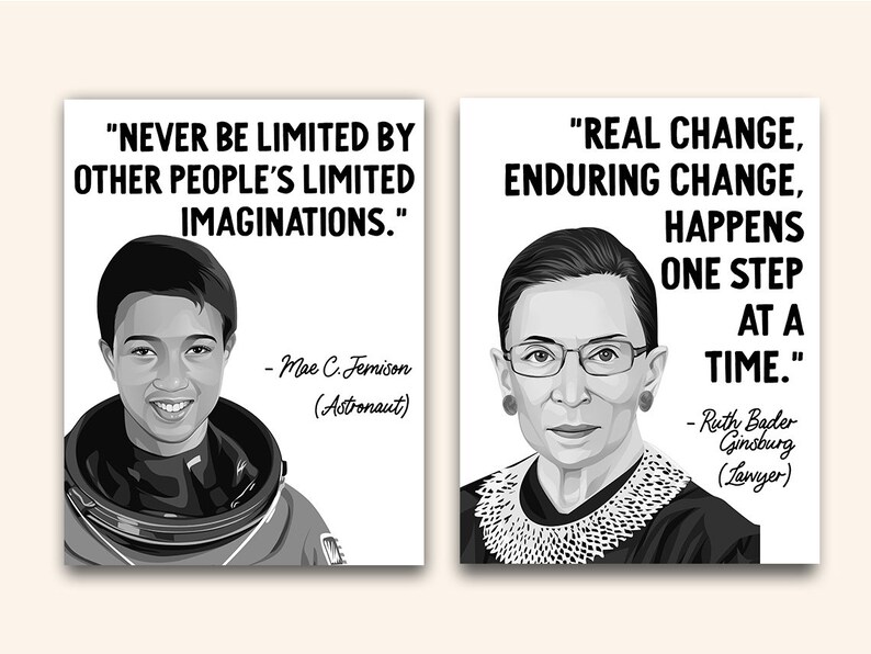 Inspirational Quotes Printable Posters 10 Inspiration Quote Etsy