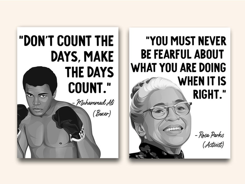 Inspirational Quotes Printable Posters 10 Inspiration Quote Etsy