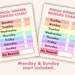 Finish Dinner Reward Chart for Kids Printable Dinner Routine Chart ...