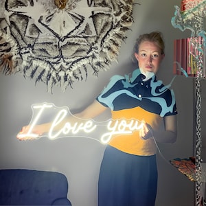 Neon Sign Custom I love you Signs Led Light Neon Sign Wall Decor Wedding Neon Sign Neon Name Sign  Wedding Neon Sign For Reception