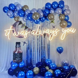 It was always you Neon sign custom Wedding Neon SignWall Decor led light Engagement Party Decor bedroom room bar neon light wall art
