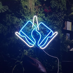 Custom Neon Sign | Neon Sign Anime | Neon Sign Boots | Neon Sign Birthday Gift | Neon Light Sign | Neon Sign Bar Art | Neon Sign Wall Decor