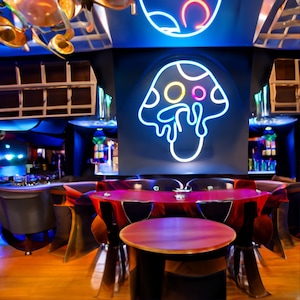Mushroom Neon Sign |Neon Sign Custom |  Neon Sign Bedroom | Game Room Wall Decor | Neon Sign Wall Decor | Neon Light Art | Neon Bar Sign
