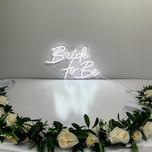 Custom Neon Sign Bride to Be Neon Sign Wedding Neon Sign Led Neon Sign Neon Sign Wall Decor Neon Light image 6