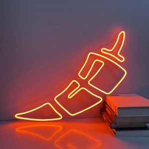 Custom Neon Sign , Neon Sign Chili , Neon Sign Kitchen , Neon Light Restaurant Art, Neon Light Led , Neon Sign Logo , Neon Sign Wall Decor