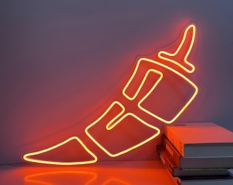 Custom Neon Sign , Neon Sign Chili , Neon Sign Kitchen , Neon Light Restaurant Art, Neon Light Led , Neon Sign Logo , Neon Sign Wall Decor
