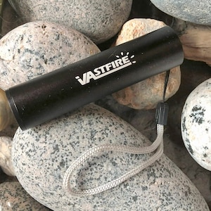 Powerful Rechargeable 365nm Filtered UV Flashlight, 3 Watt Compact & Powerful, Lake Superior Yooperstone, Mineral, Pet Stain UV Black Light