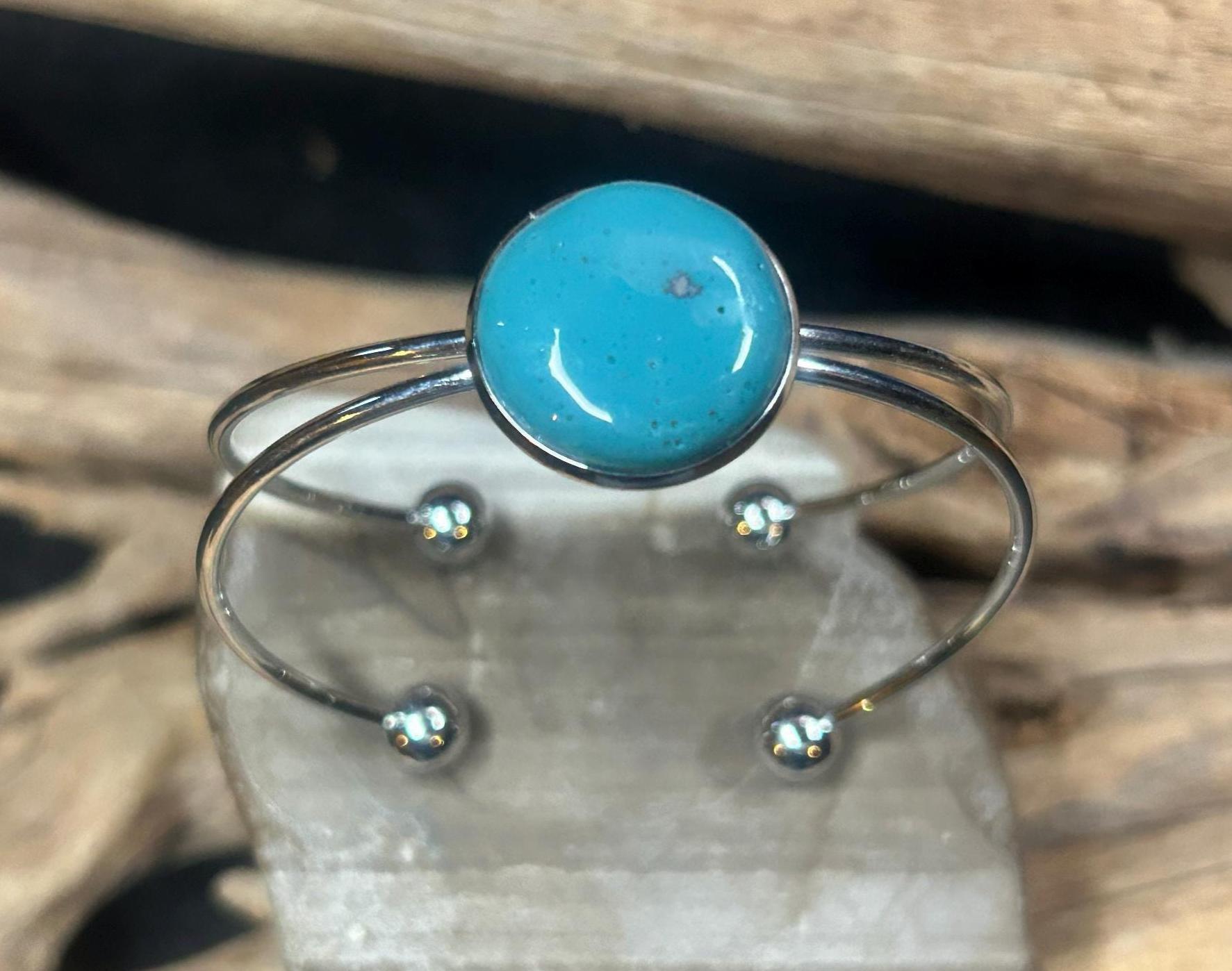 ALD1 STARROAD ペンコン サンウォン ビーズブレスレット Adjustable Leland Blue Stone Bracelet – “planet Earth” Collection