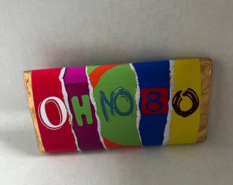 80th Birthday Chocolate Bar Gift: Novelty Candy Present
