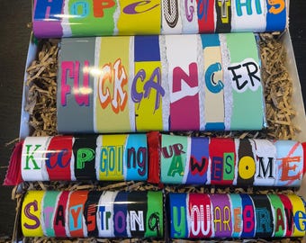 Fuck Cancer Chocolate Gift Box: Get Well Soon Hamper
