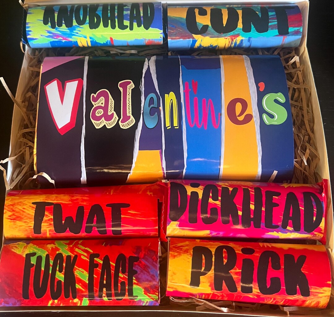 Valentine’s Day Rude Chocolate Gift Box! for Partners, Husband or Wife ...