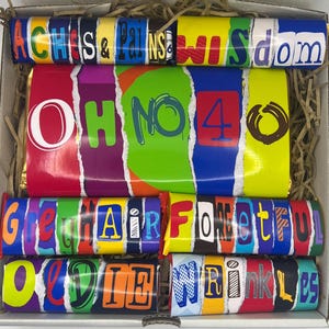 Geschenkpapier für einen Schokoladenkorb zum 40. Geburtstag – Sofortiger digitaler Download (2 JPEGs, A4)