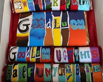 Caja de regalo de chocolate de la buena suerte: sabores de marca