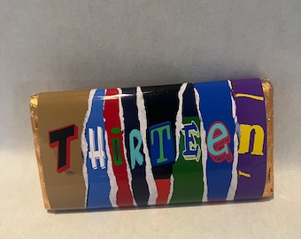 13th Birthday : Teenager Wrapper  DIGITAL DOWNLOD ONLY