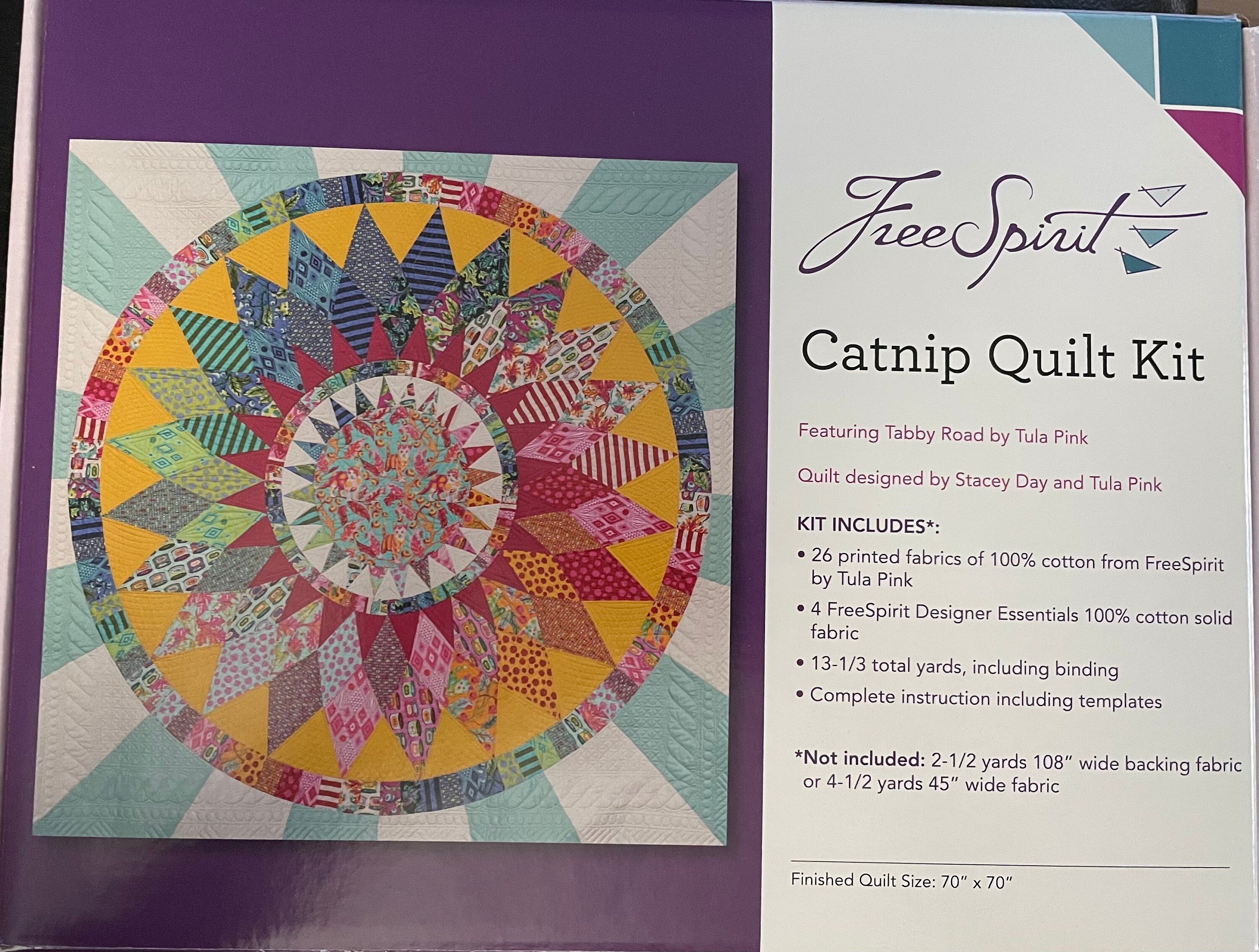 Tula Pink Catnip Quilt Kit - Etsy