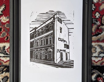 Linoprint Eisenhütte Stühmeyerstrasse