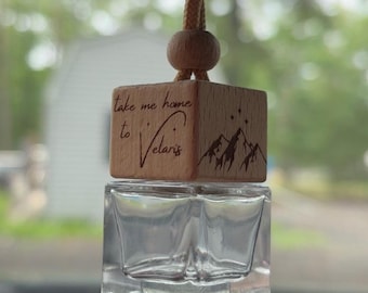 Take Me Home To Velaris Car Diffuser / Car Accessory / Velaris / City Of Starlight/ Book Lover / Car Air Freshener / Velaris Starlight