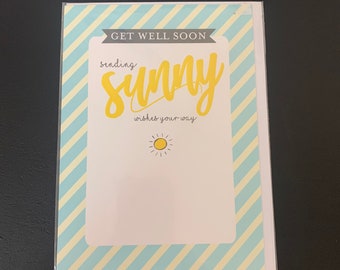 Get Well Soon Greetings Card