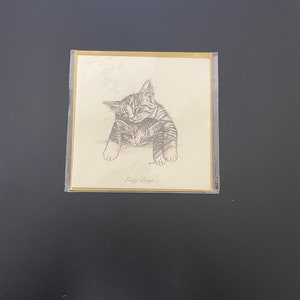 Lazy Days Cat Greetings Card