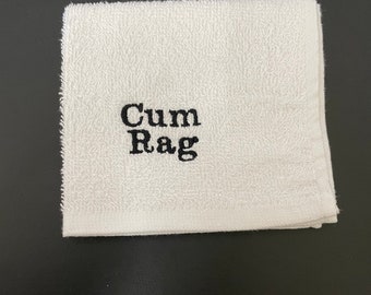 CUM Embroidered Cum Rag