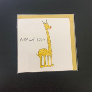 Cartão de felicitações de melhoras logo