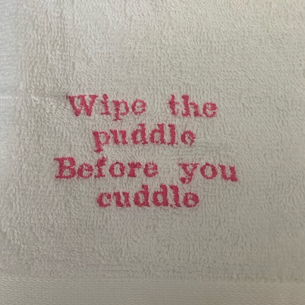 Embroidered Cotton Face Towel - FREE Personalization Gift For Adults 7 thumbnail image